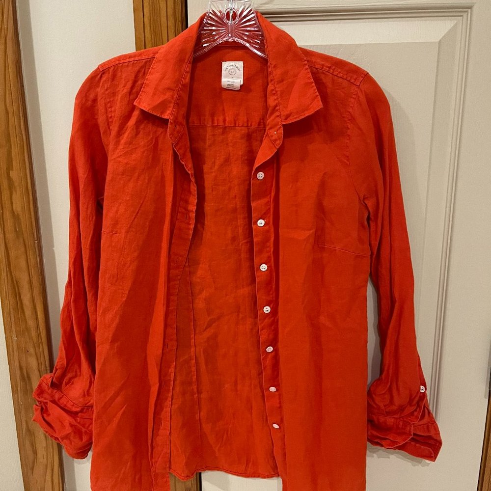 J Crew linen dress shirt